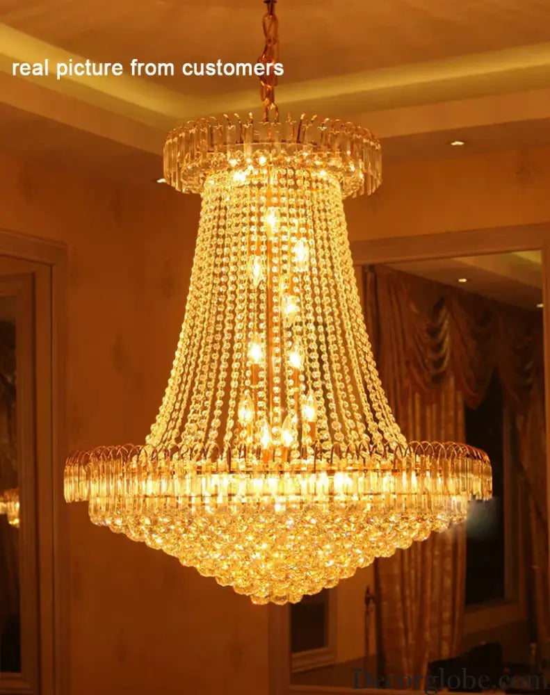 60cm Lustres Chandeliers - Elegant Home Decor for Living Rooms, Dining Rooms, and Restaurants - DecorGlobe