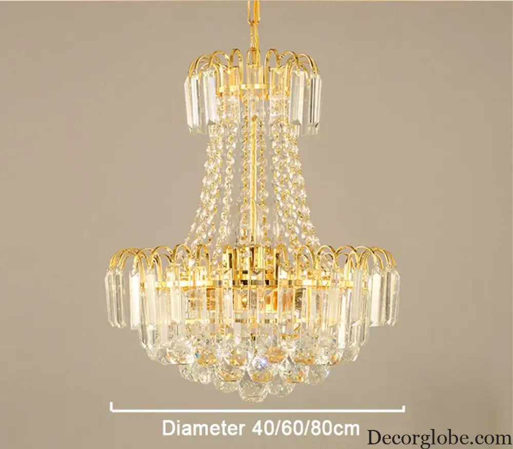 60cm Lustres Chandeliers - Elegant Home Decor for Living Rooms, Dining Rooms, and Restaurants - DecorGlobe