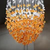 Seraphina Custom Build Amber Raindrop Crystal Chandelier