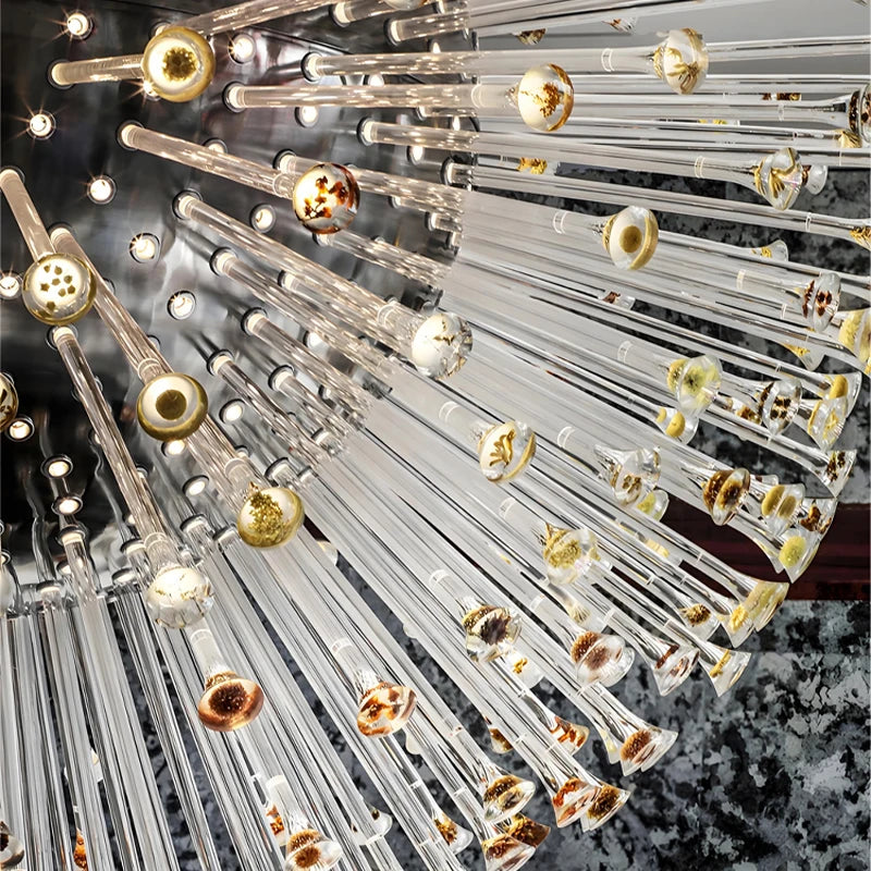 Celestine Custom Build Dandelion LED Chandelier