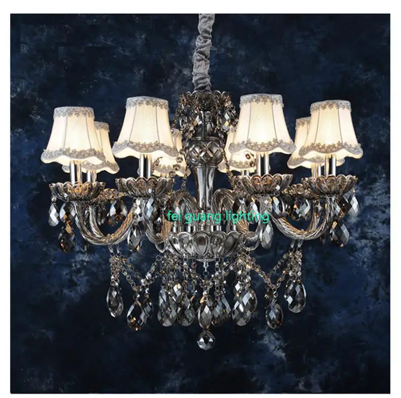 Large Crystal Chandelier for Duplex Hall and Villa Lighting