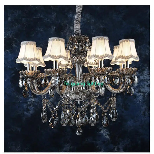 Large Crystal Chandelier for Duplex Hall and Villa Lighting