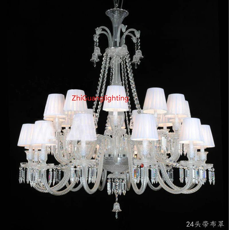 Candle Style Crystal Chandelier for Living Room and Restaurant