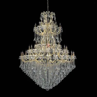 Luxury Large Crystal Candle Chandelier for Lobby and Villa Lighting