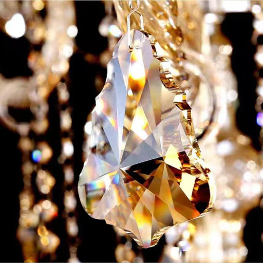 3 Layer Large Crystal Chandelier for Staircase and Hotel Lobby