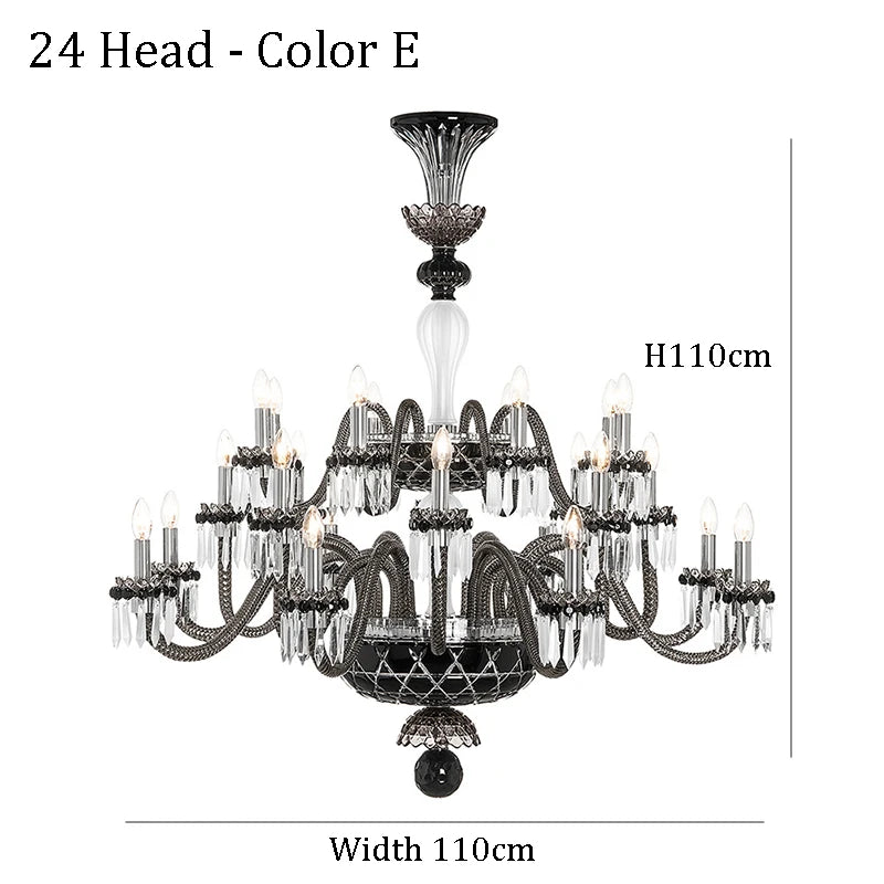 Large Crystal Chandelier for Foyer and Living Room