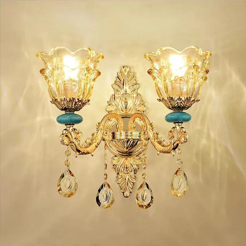 European Luxury Crystal Chandelier Light for Living Room and Bedroom