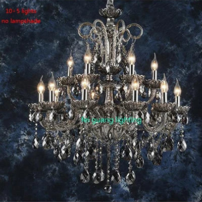 Large Crystal Chandelier for Duplex Hall and Villa Lighting