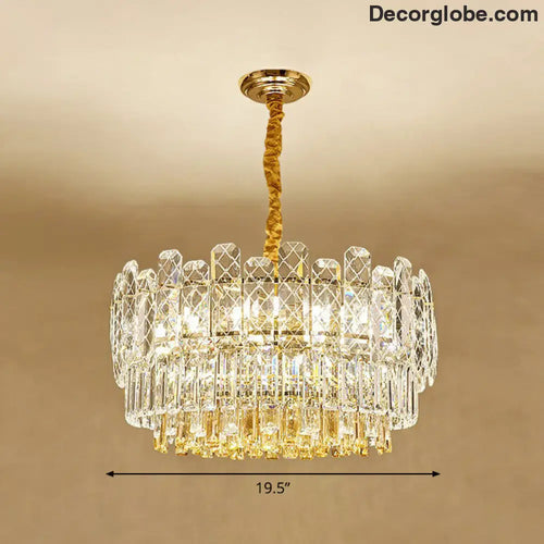 Adalyn: The Celestial Square Pendant Chandelier - DecorGlobe