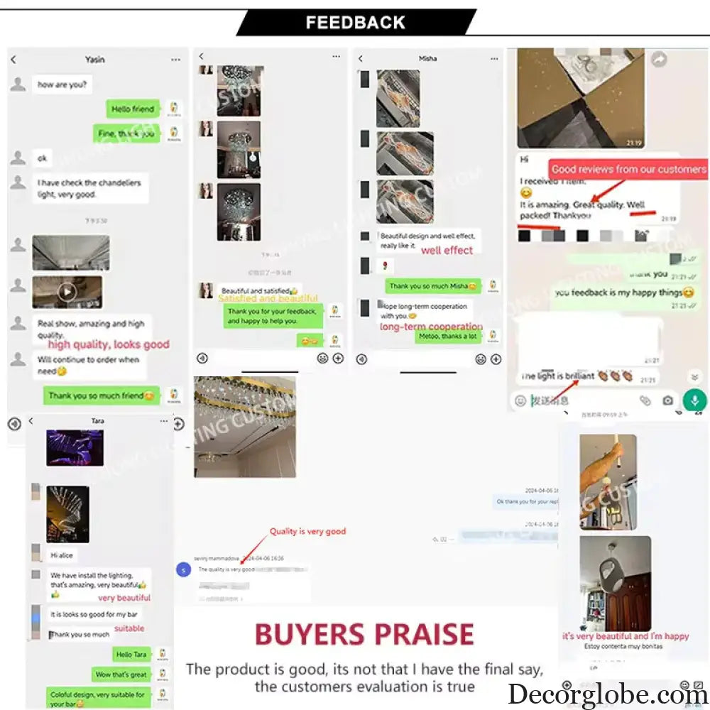 Adelina Custom Build Modern Art Lobby Chandelier Chandelier