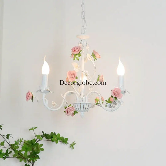 Charming Pastoral Style Chandelier - American Country Kid Chandeliers for Living Rooms, Bedrooms, Dining Rooms, and Children's Rooms - DecorGlobe