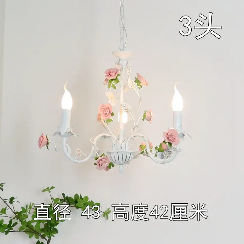 Charming Pastoral Style Chandelier - American Country Kid Chandeliers for Living Rooms, Bedrooms, Dining Rooms, and Children's Rooms - DecorGlobe