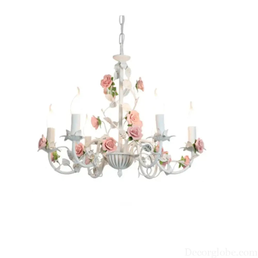 Charming Pastoral Style Chandelier - American Country Kid Chandeliers for Living Rooms, Bedrooms, Dining Rooms, and Children's Rooms - DecorGlobe