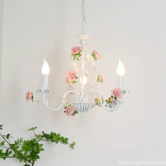 Charming Pastoral Style Chandelier - American Country Kid Chandeliers for Living Rooms, Bedrooms, Dining Rooms, and Children's Rooms - DecorGlobe