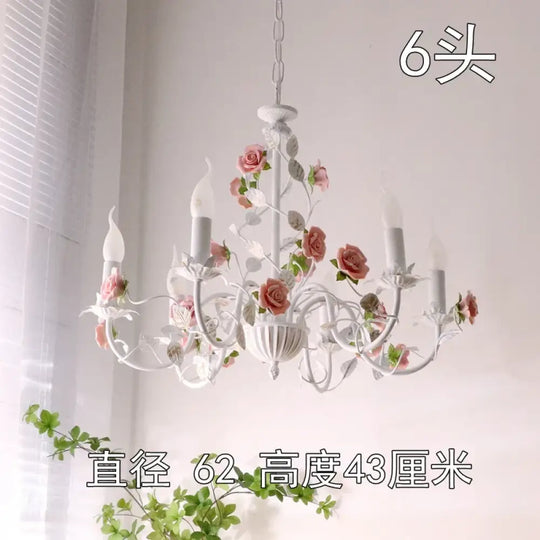 Charming Pastoral Style Chandelier - American Country Kid Chandeliers for Living Rooms, Bedrooms, Dining Rooms, and Children's Rooms - DecorGlobe