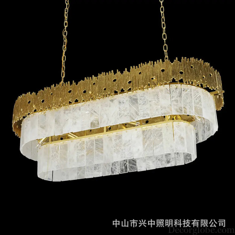 Light Luxury Crystal Living Room Chandelier