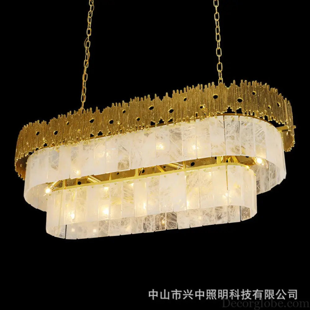 Light Luxury Crystal Living Room Chandelier