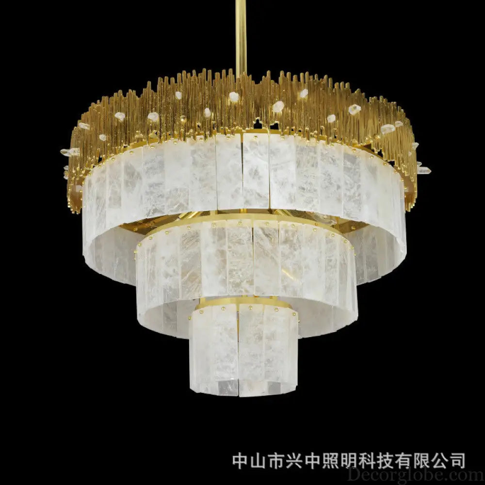 Light Luxury Crystal Living Room Chandelier