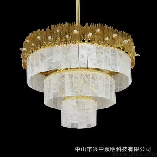 Light Luxury Crystal Living Room Chandelier