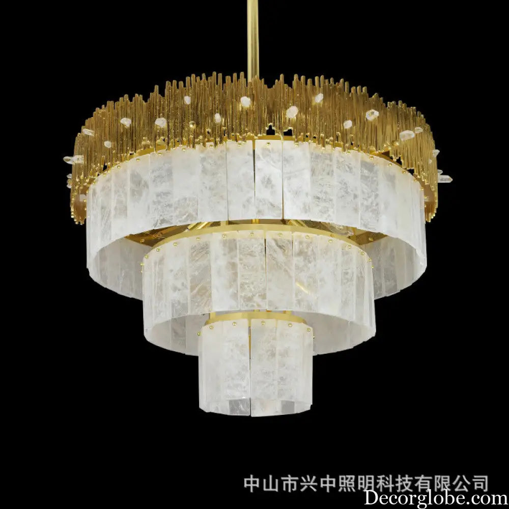 Light Luxury Crystal Living Room Chandelier