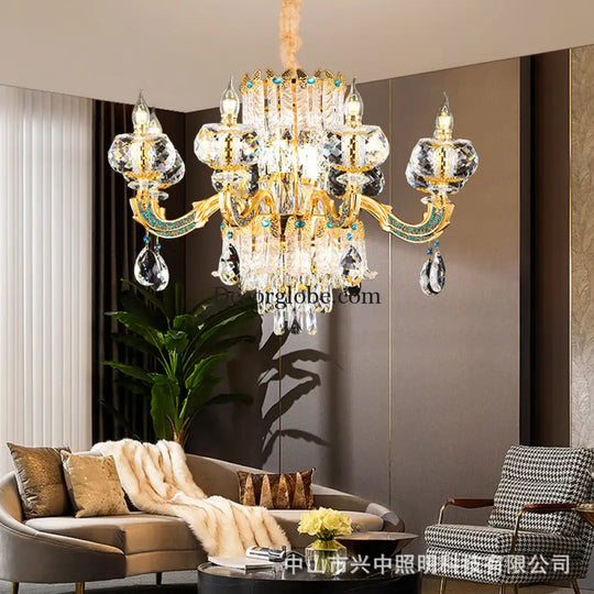 Alice European Luxury K9 Crystal Branch Chandelier Collection Chandelier