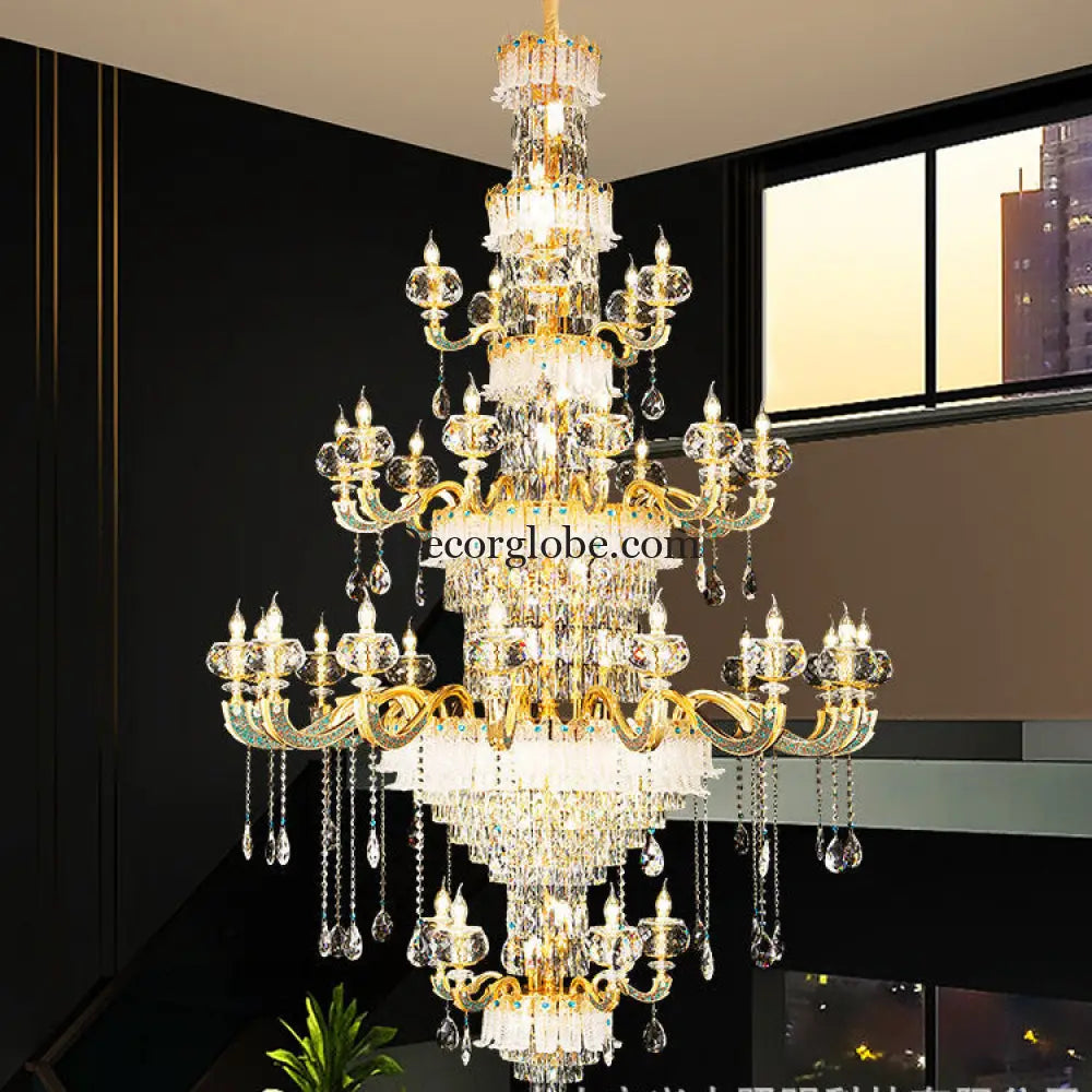 Alice European Luxury K9 Crystal Branch Chandelier Collection Chandelier