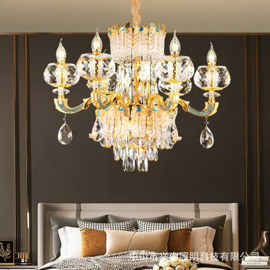 Alice European Luxury K9 Crystal Branch Chandelier Collection Wall lamp (width 23cm height 25cm) Chandelier