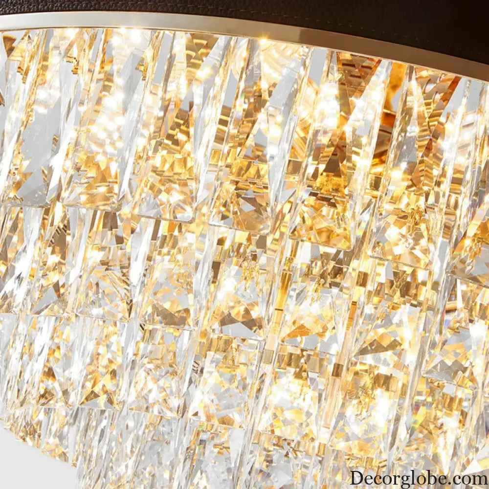 Elegant Black Chandelier - Postmodern Light Luxury for Living Rooms, Dining Rooms, and Bedrooms - DecorGlobe