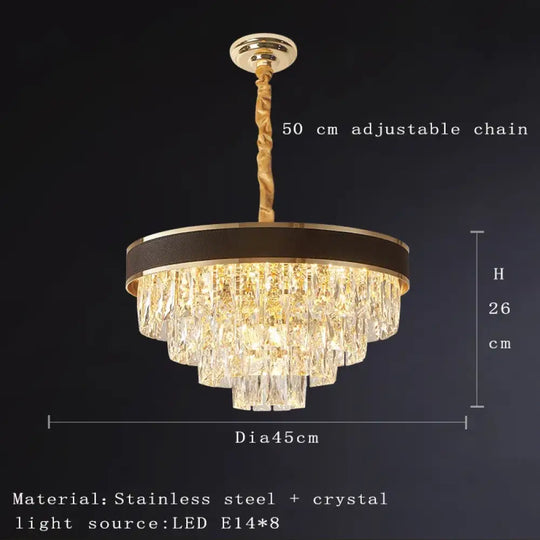 Elegant Black Chandelier - Postmodern Light Luxury for Living Rooms, Dining Rooms, and Bedrooms - DecorGlobe