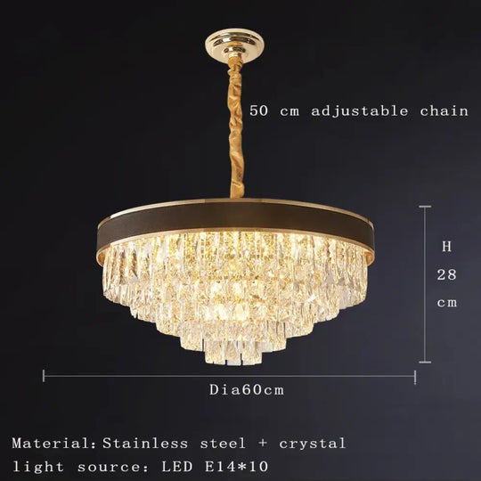 Elegant Black Chandelier - Postmodern Light Luxury for Living Rooms, Dining Rooms, and Bedrooms - DecorGlobe