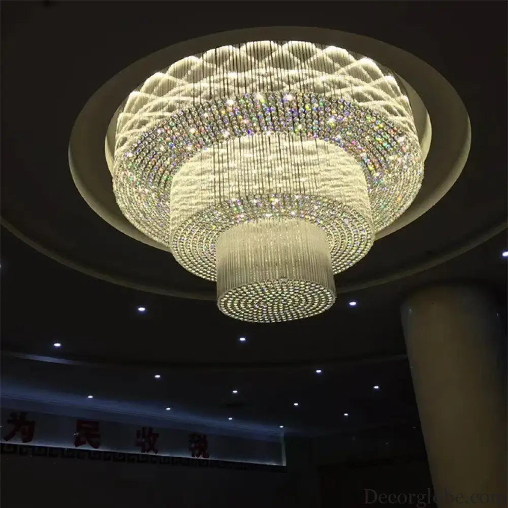 Anastasia Custom Build K9 Crystal Round Chandelier Chandelier