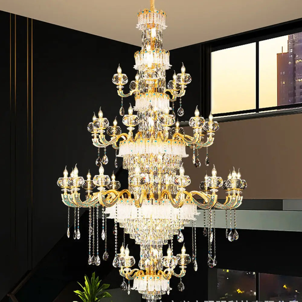Ariana European Luxury K9 Crystal Branch Chandelier Collection Chandelier