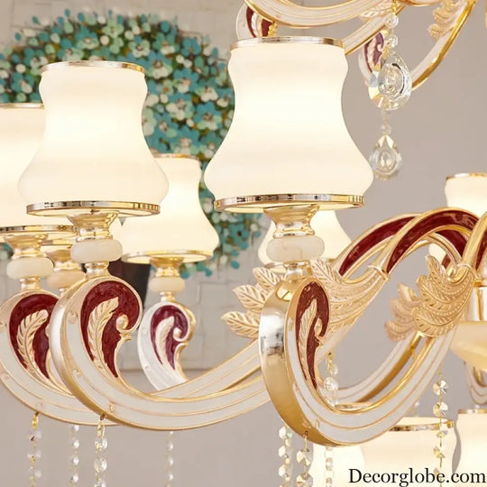 Big Crystal Chandelier for Duplex Villa and Hotel Lobby Lighting Chandelier