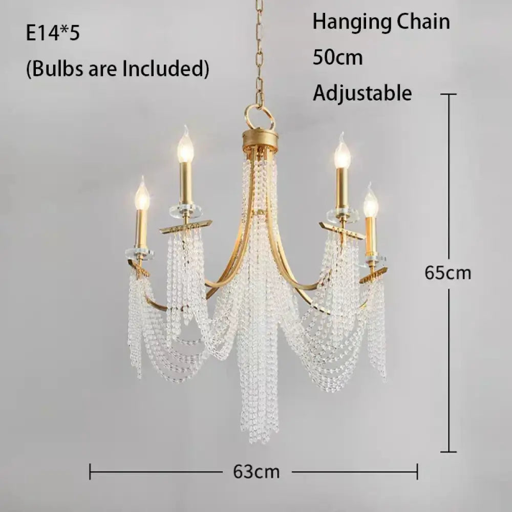 Candle Ceiling Chandeliers - LED Lustres for Classical Home Decoration Pendant Lighting in Living and Dining Rooms - DecorGlobe