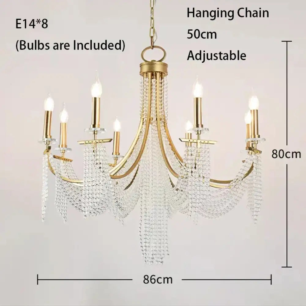 Candle Ceiling Chandeliers - LED Lustres for Classical Home Decoration Pendant Lighting in Living and Dining Rooms - DecorGlobe
