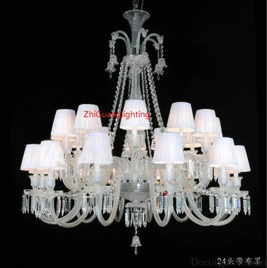 Candle Style Crystal Chandelier for Living Room and Restaurant Chandelier