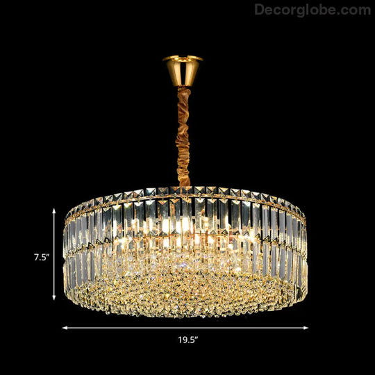 Captivate with Brilliance: Stella's Modern Crystal Chandelier - DecorGlobe