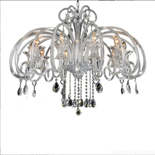 European-style crystal lamp led candle restaurant bedroom lamp luxury atmosphere Villa living room lamp bar table