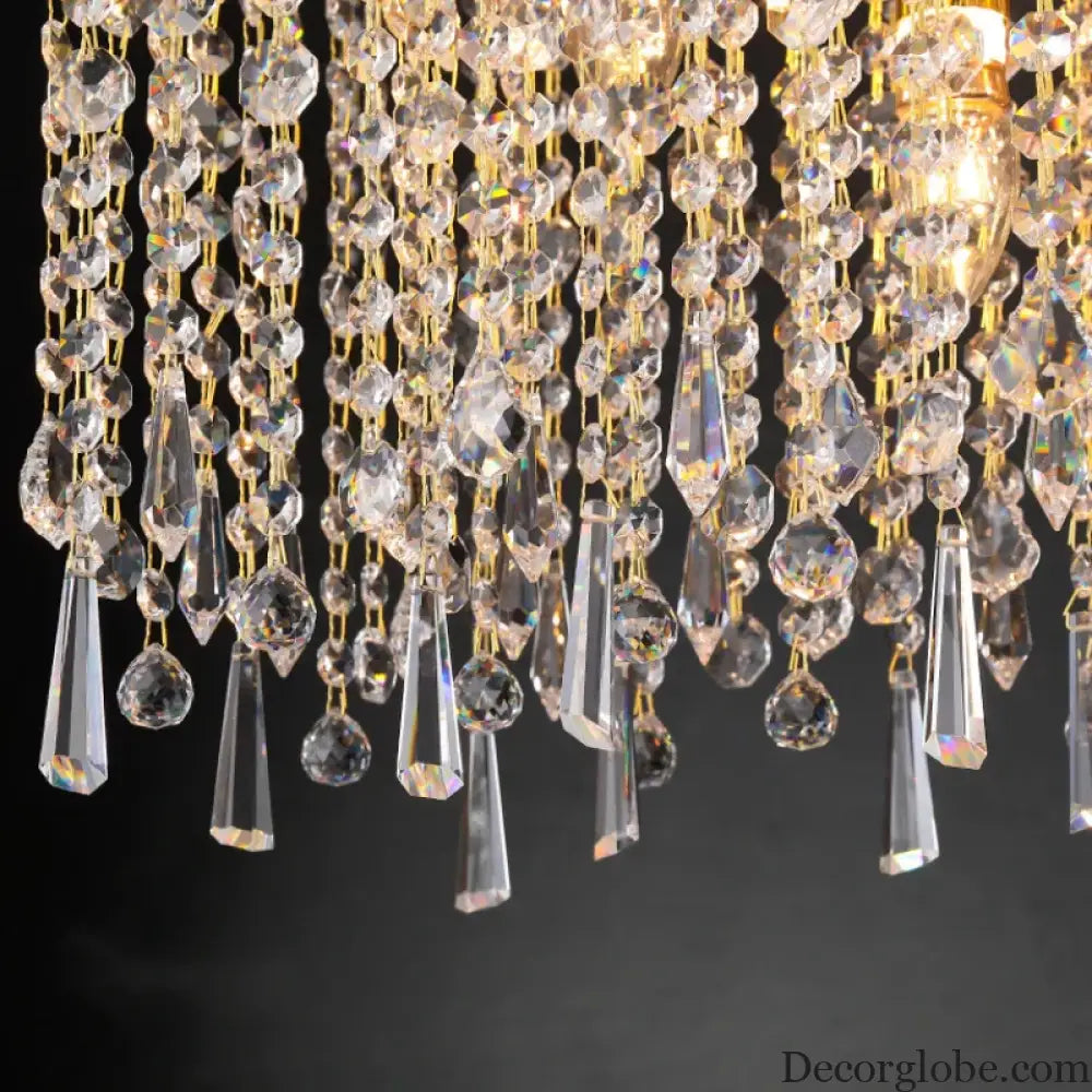 Chic Light Luxury Living Room Chandelier - Ideal for Creating Atmosphere in Lobbies, Showrooms, Bedrooms, and Dining Rooms - DecorGlobe