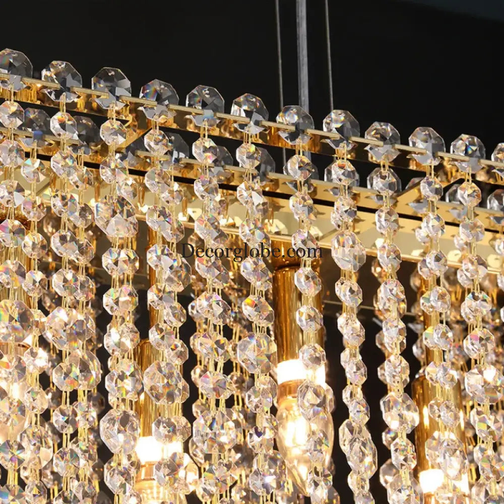 Chic Light Luxury Living Room Chandelier - Ideal for Creating Atmosphere in Lobbies, Showrooms, Bedrooms, and Dining Rooms - DecorGlobe