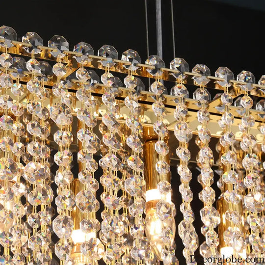 Chic Light Luxury Living Room Chandelier - Ideal for Creating Atmosphere in Lobbies, Showrooms, Bedrooms, and Dining Rooms - DecorGlobe