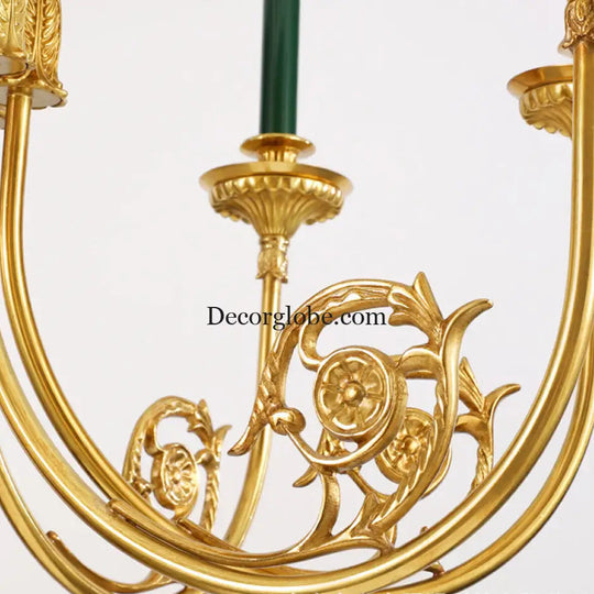 French style chandelier simple retro Villa living room study bedroom dining room lamps European American style light