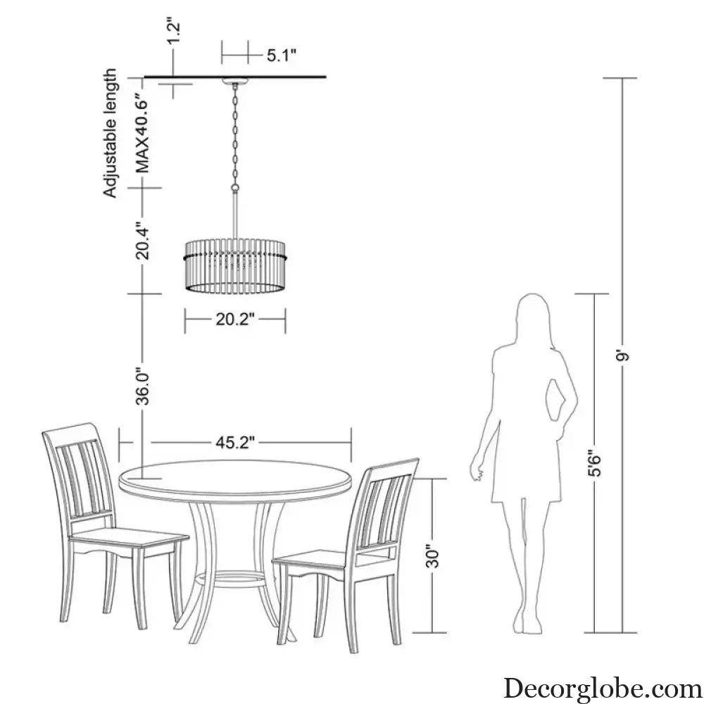 Contemporary 5-Light Brushed Brass Finish Crystal Glass Chandelier - Illuminate Your Space with Modern Elegance - DecorGlobe