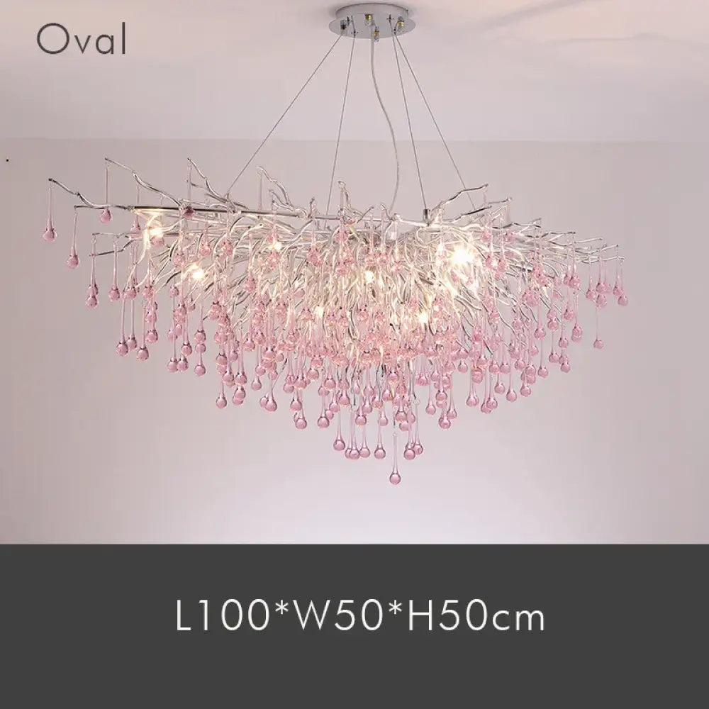 Creative Tree Branch Chandelier - Illuminate Your Bedroom or Girl's Room with Whimsical Charm - DecorGlobe