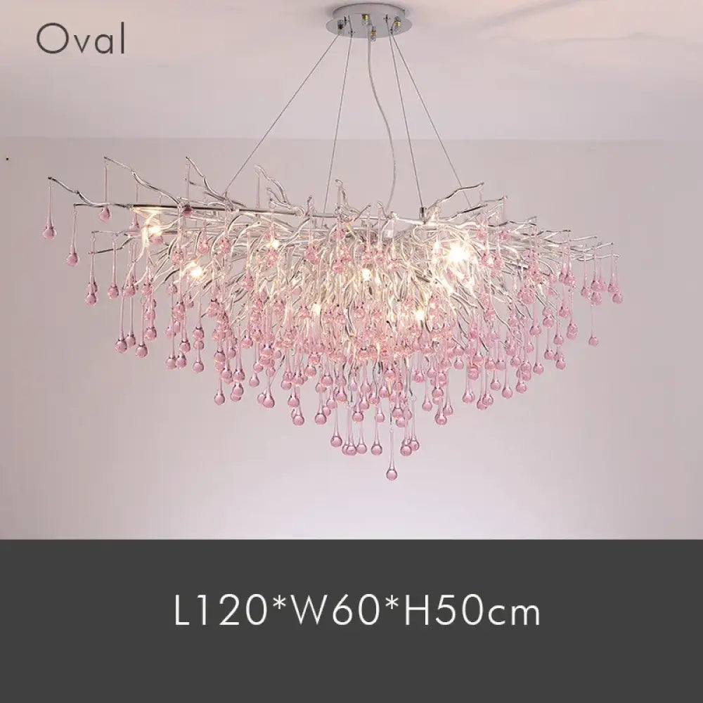 Creative Tree Branch Chandelier - Illuminate Your Bedroom or Girl's Room with Whimsical Charm - DecorGlobe