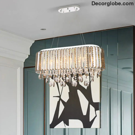 Crystal Radiance: A Touch of Modern Elegance for Your Living Room - DecorGlobe