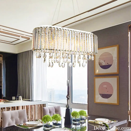 Crystal Radiance: A Touch of Modern Elegance for Your Living Room - DecorGlobe