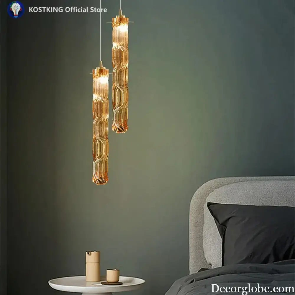 Art Design Spiral Staircase Crystal Chandelier LuxuriousHigh-CeilingDuplex Floor-To-Ceiling Living Room Crystal Large