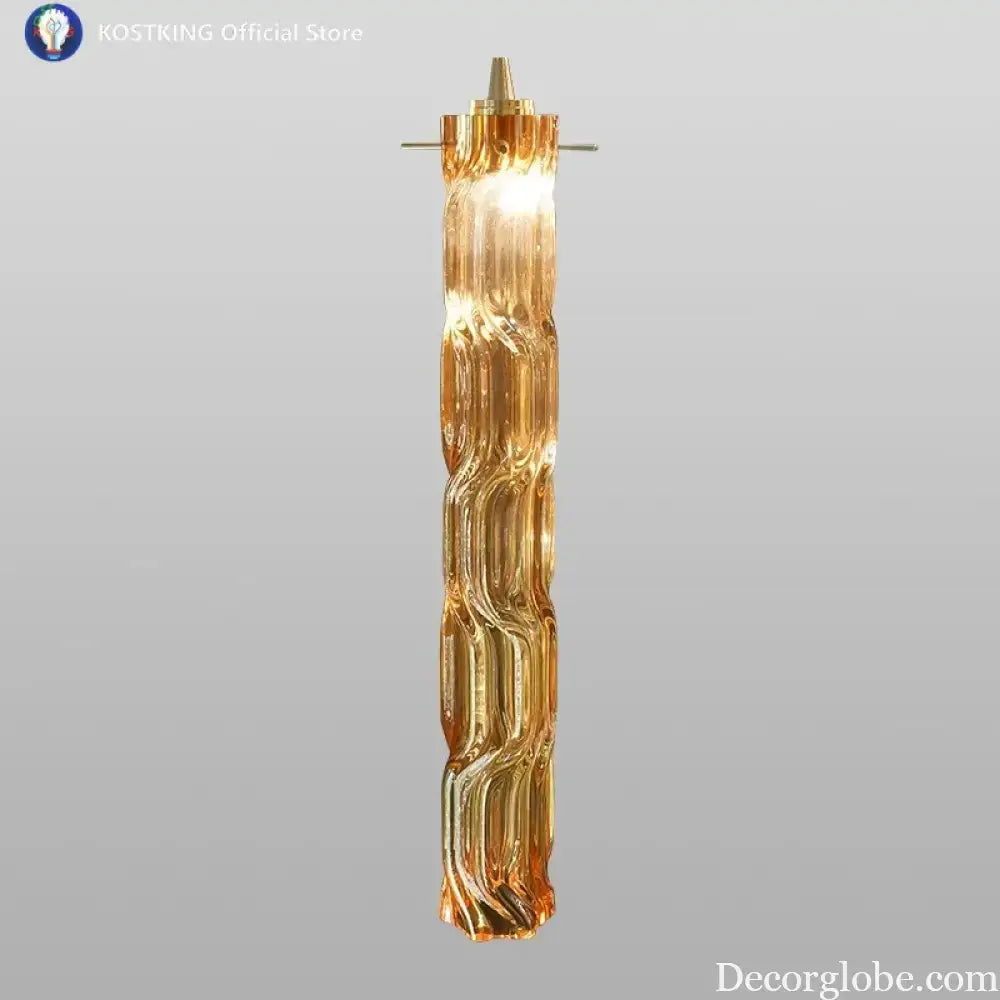 Art Design Spiral Staircase Crystal Chandelier LuxuriousHigh-CeilingDuplex Floor-To-Ceiling Living Room Crystal Large