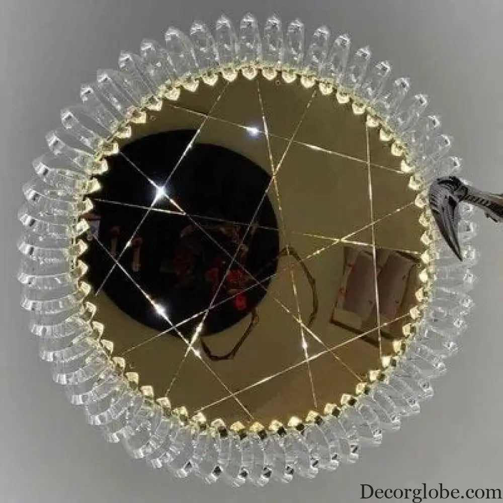 Olivia's Art Deco Crystal Glass LED Chandelier - DecorGlobe